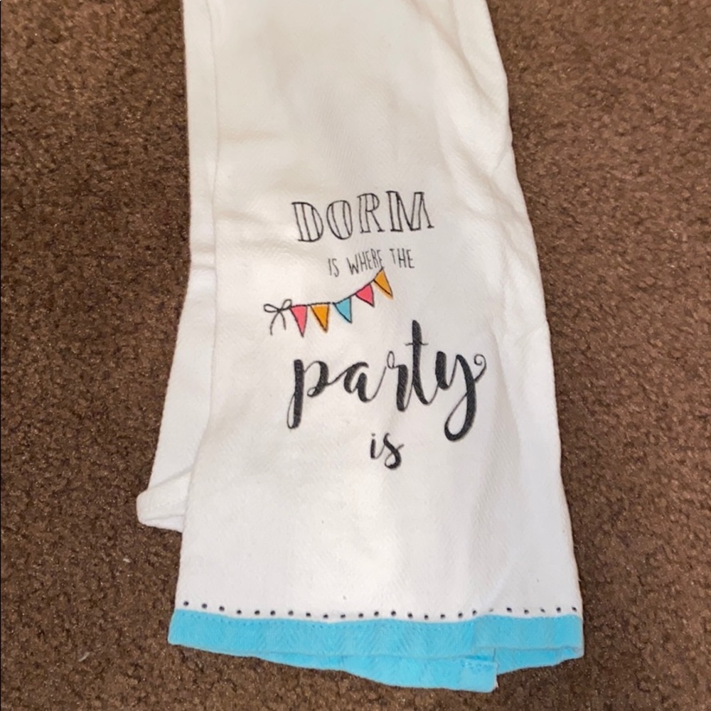Dorm dish towel